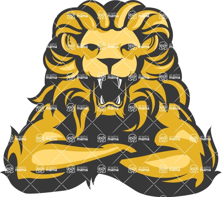 Vector Mascot Collection - Lion Mascot Design